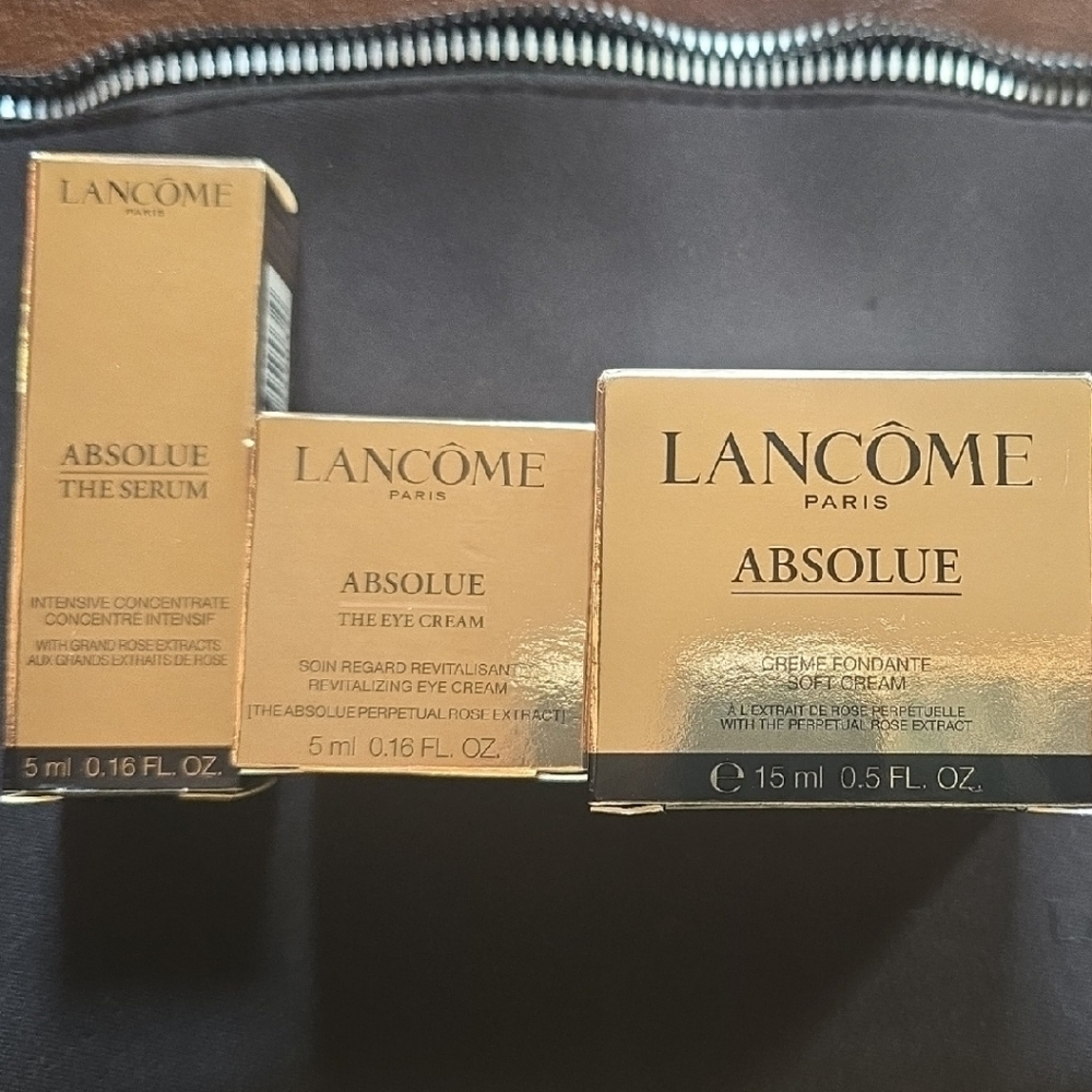 Lancome Absolue Skincare Set - Gold and Black